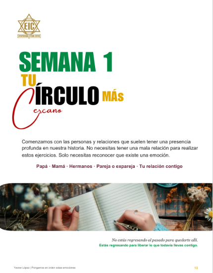 Vista interior: semana 1, tu círculo más cercano