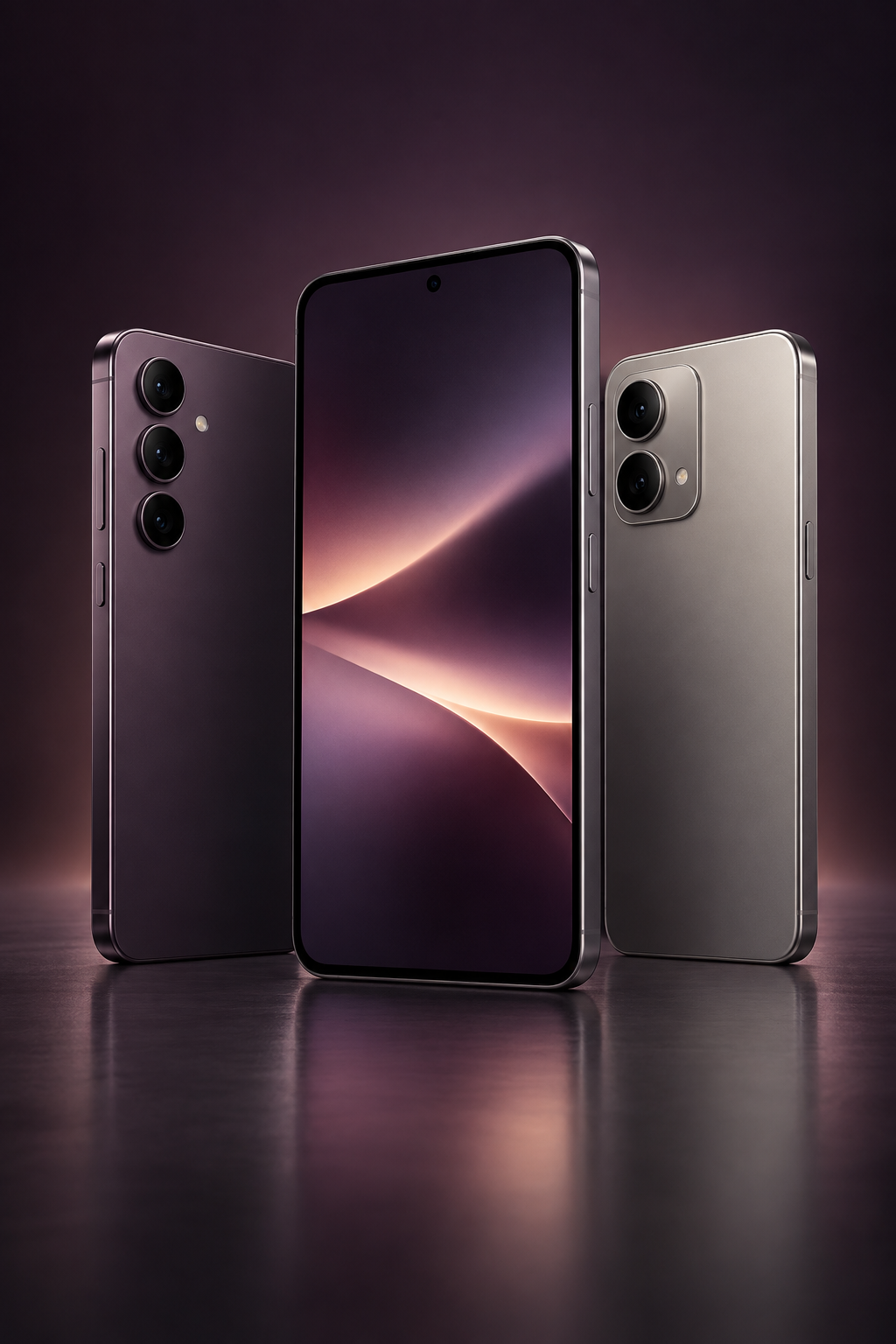 Composición de teléfonos modernos disponibles para pedidos mayoristas